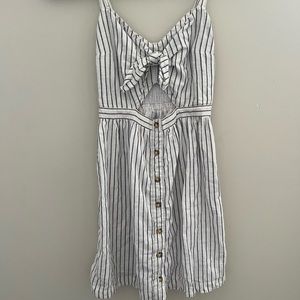 TIE FRONT BEACH DRESS